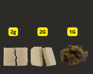 thca buds, BUNDLE - 5G THCA HASH  19-50% (3 OLIKA)