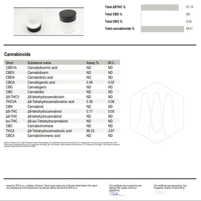 THCA ISOLAT 99% 1g
