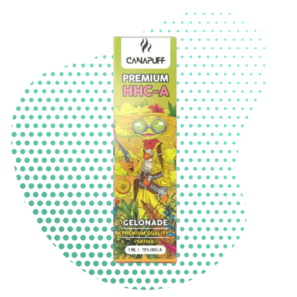 HHCA Vape - Gelonade 79% - Canapuff 1 ml - Kiosk Igloo
