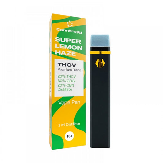 CANNTROPY | DISPOSABLE VAPE LEMON HAZE (THCV,CBG,CBN) 1ML