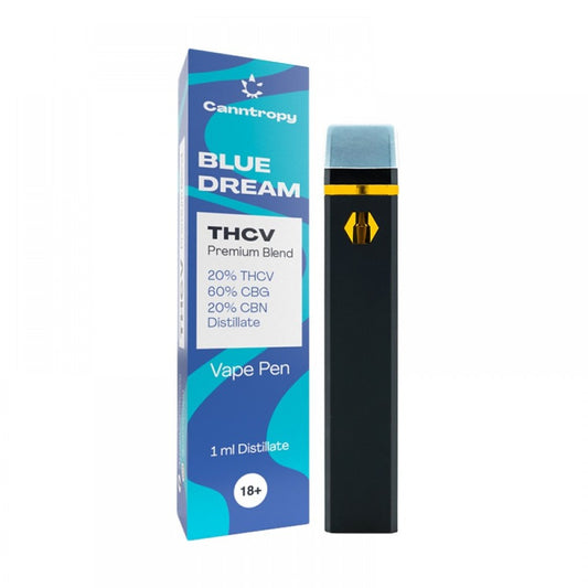 CANNTROPY | DISPOSABLE VAPE BLUE DREAM (THCV,CBG,CBN) 1ML