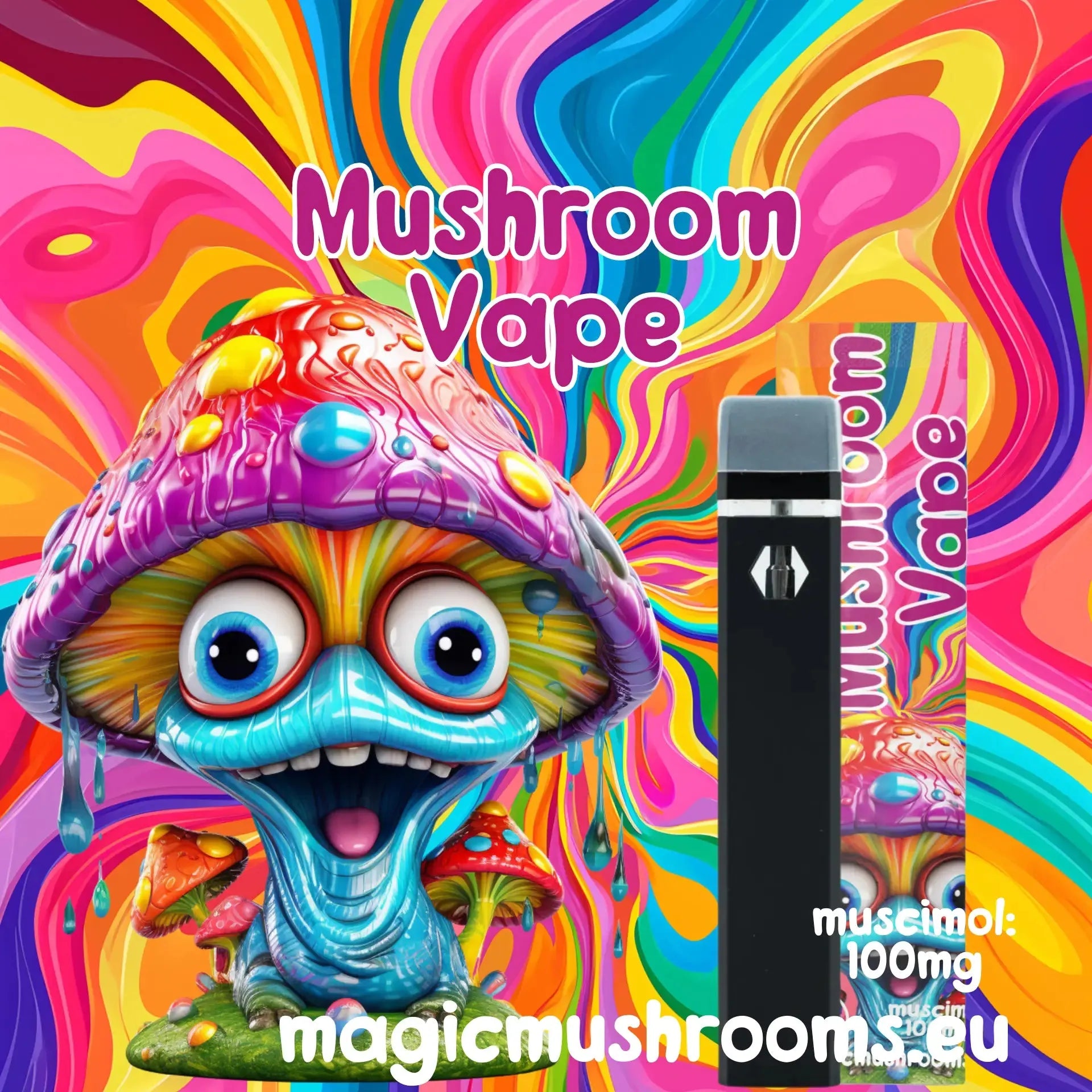 Mushroom Vape - 100mg Muscimol - The High Company 1ml - Kiosk Igloo