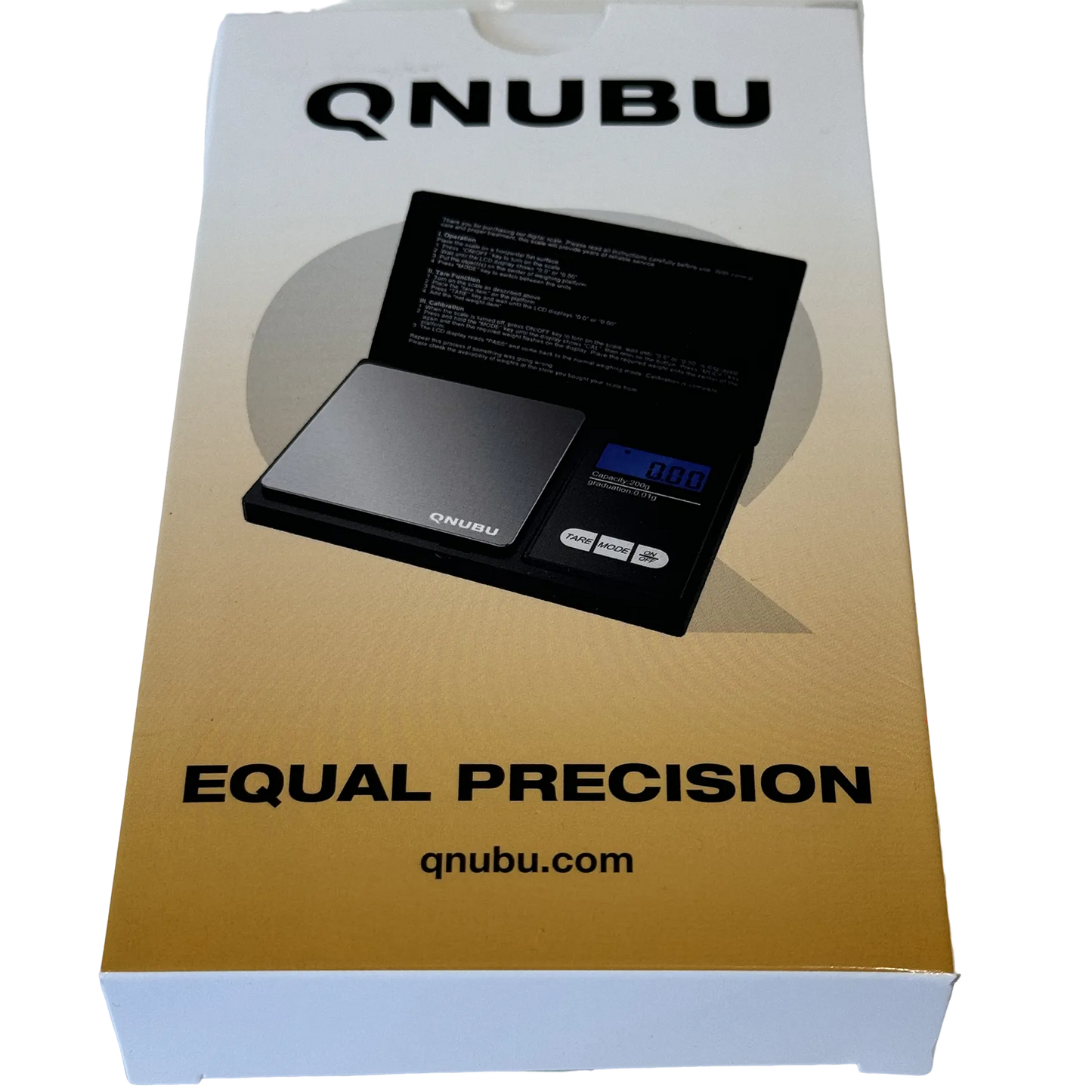 Digital Scale - Qnubu - Equal Precision (0.01g to 200g)
