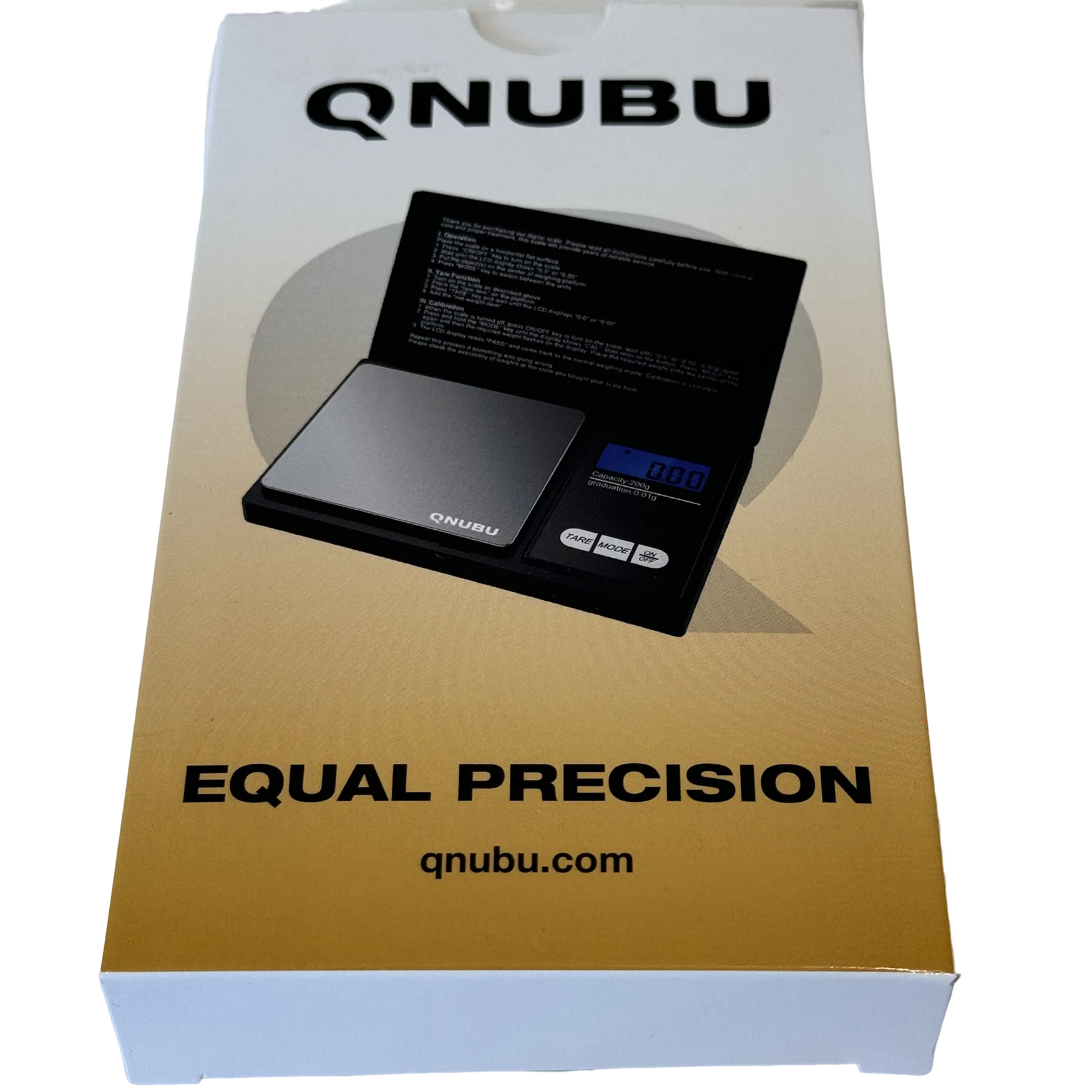 Digital Scale - Qnubu - Equal Precision (0.01g to 200g)