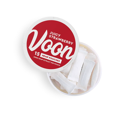 CBD Snus - VOON Juicy Strawberry 20mg - Kiosk Igloo