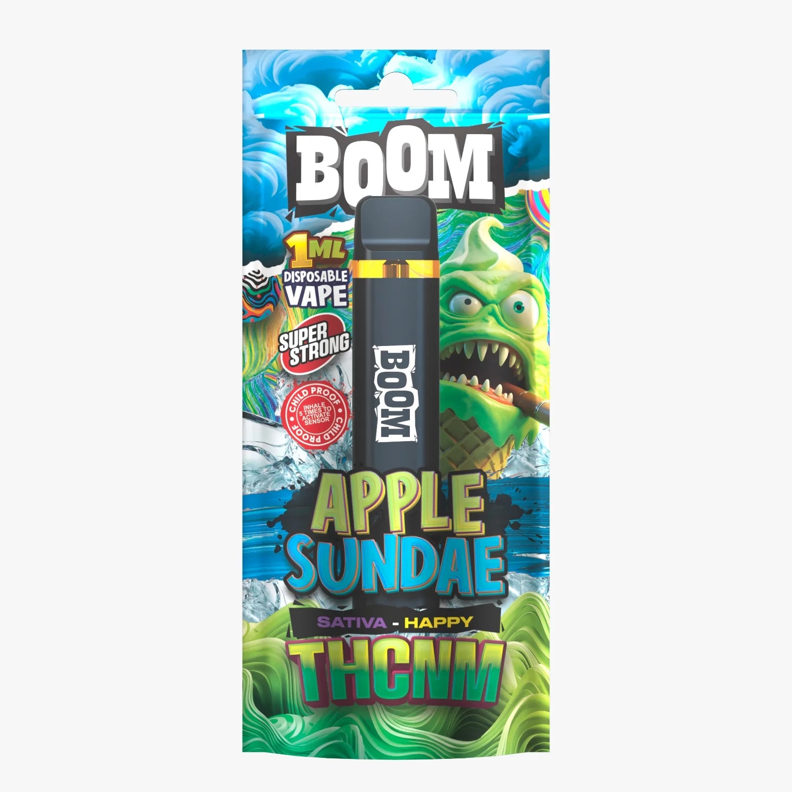 THCNM Vape - THCNM + CBD 93% - Boom 1ml