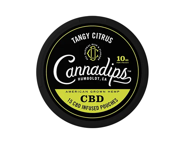 CBD Snus - Cannadips Tangy Citrus 10mg