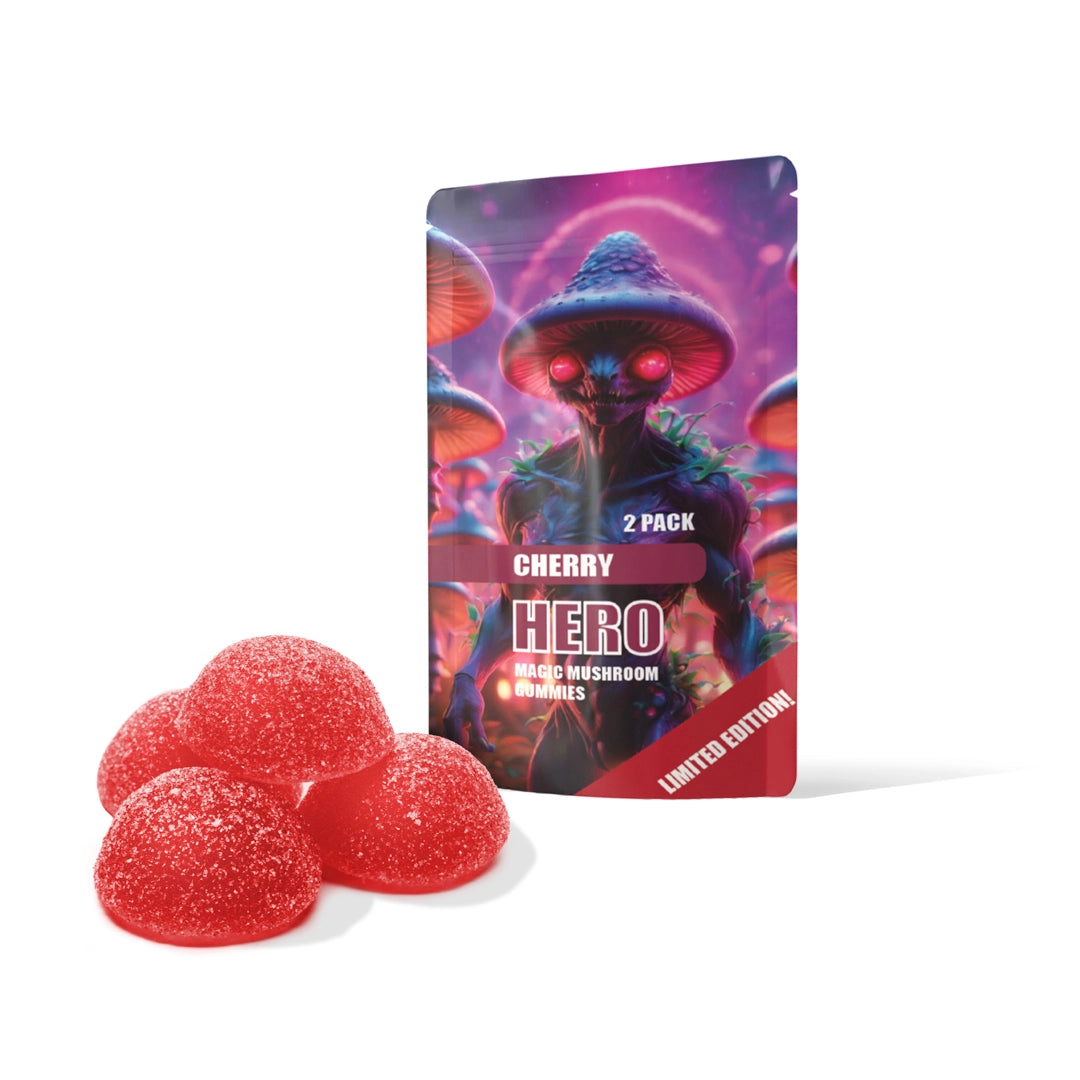Magic Mushroom Gummies - Hero 10mg - Kiosk Igloo