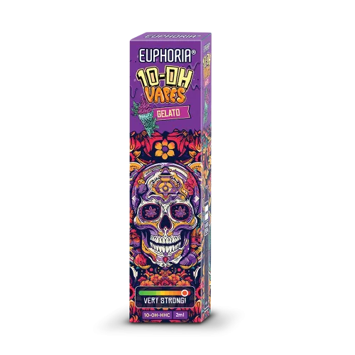 10 OH HHC Vape - Gelato 95% - Euphoria 2ml - Kiosk Igloo