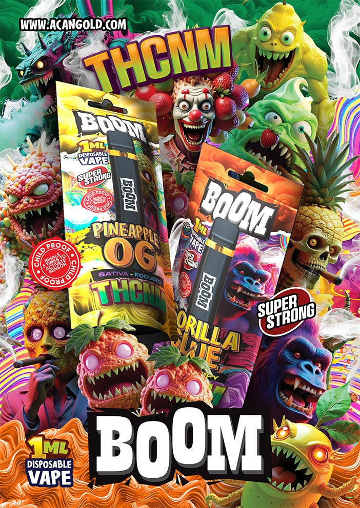 THCNM Vape - THCNM + CBD 93% - Boom 1ml