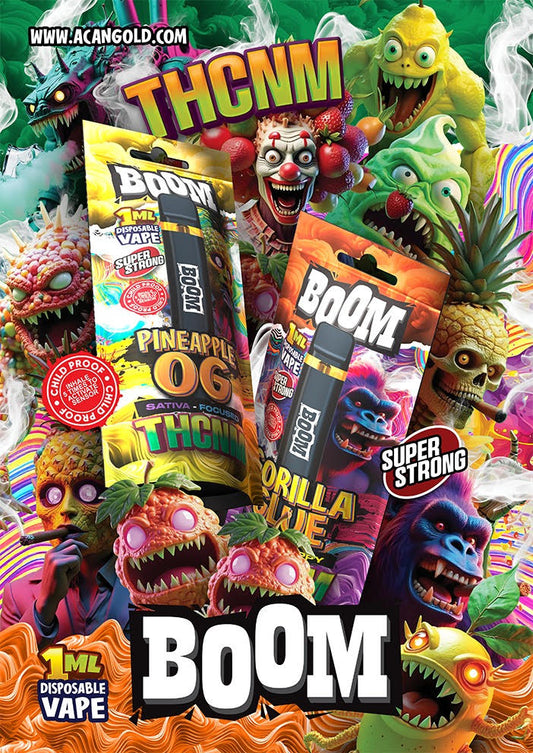 THCNM Vape - THCNM + CBD 93% - Boom 1ml